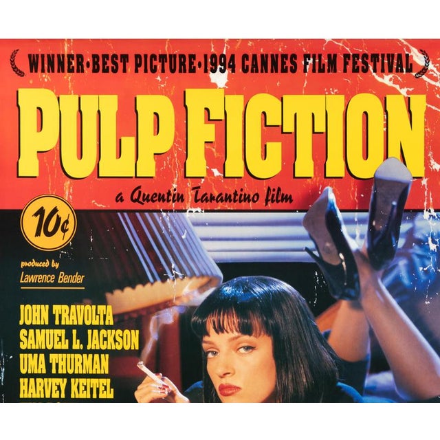 Pulp Fiction Movie Poster, 1994 For Sale - Image 4 of 5