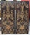 Pair of Huge Maitland Smith Neoclassical Gilded Lacquer Panels With Monkeys & Dogs.
