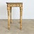 Italian 19th Century Painted and Parcel Gilt Marble Top Console Table For Sale - Image 4 of 13