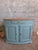 Louis XV Corner Cabinet in Neptune Blue and Brass Fittings, 1890s For Sale - Image 6 of 11