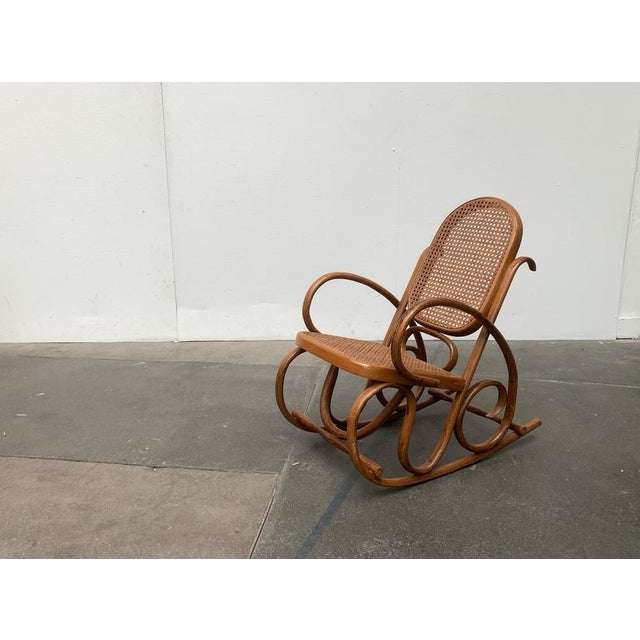 Jugendstil Children Rocking Chair, 1910s For Sale - Image 11 of 18