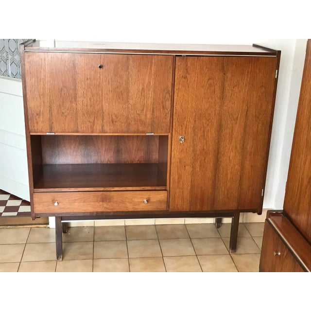 Brown Mid-Century Cabinet from G.N.B, 1960s For Sale - Image 8 of 8