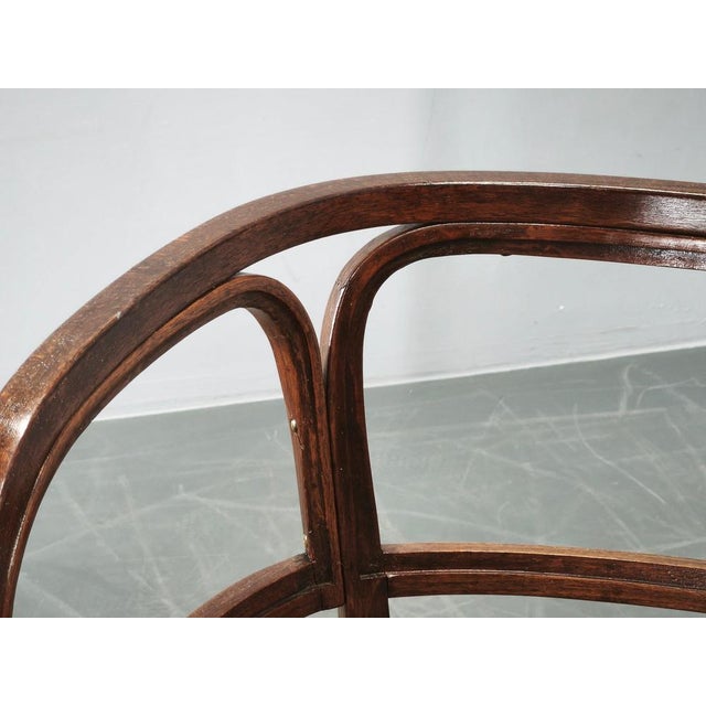 Model 715/C Settee by Gustav Siegel for Jacob & Josef Kohn, 1901 For Sale - Image 6 of 16