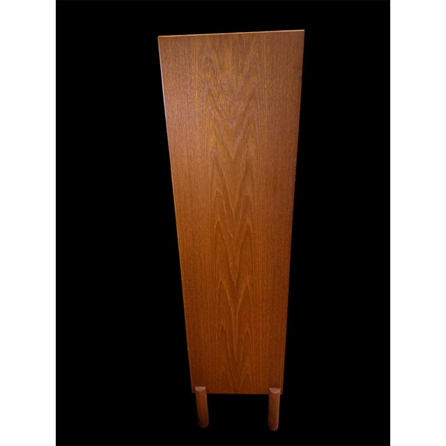 Vintage Danish Teak Bookcase McM Four Shelf For Sale - Image 13 of 16