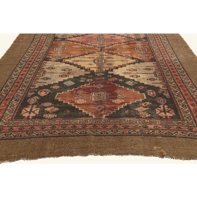 Late 19th Century Persian Malayer Rug, 04'11 X 09'07 For Sale - Image 4 of 9