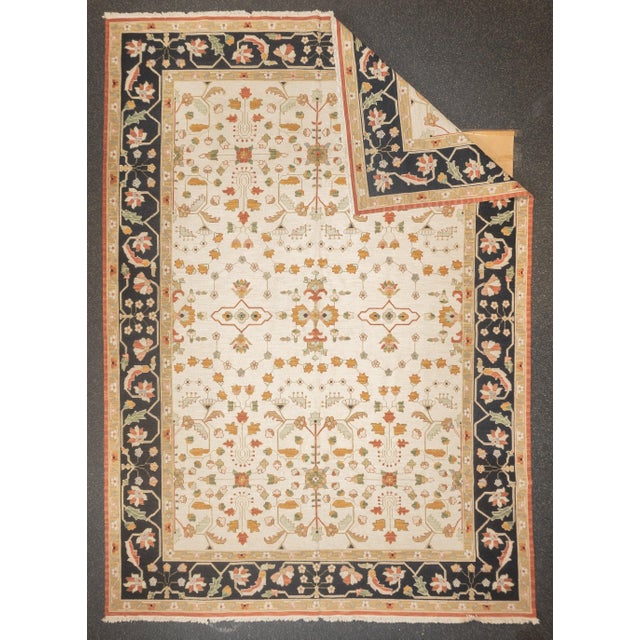 Turkish Sumak Flat Weave Wool Rug 10'0" x 14'0". A technique rather than a specific type, in which warps are wrapped by...