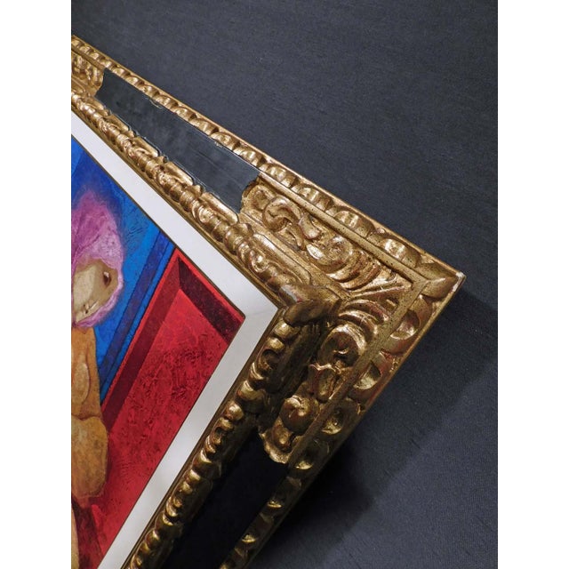 Sunol Alvar "Reposo Sobre Las Frutas" Original Oil on Canvas Custom Frame For Sale - Image 10 of 10