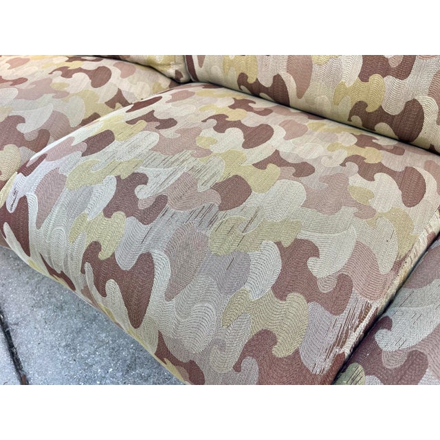 Late 20th Century Postmodern Serpentine Sectional Sofa in the Style of Vladimir Kagan For Sale - Image 11 of 11