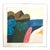 1970s Original Signed Carol Summers "Big Sur" Woodcut Framed For Sale