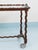 Brown Vintage Italian Barley Twist Bar Cart Serving Trolley, Italy, 1920s For Sale - Image 8 of 18