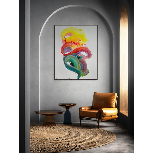 Abstract Contemporary Abstract Acrylic on Canvas "On Purpose" by Nikolaos Schizas For Sale - Image 3 of 5