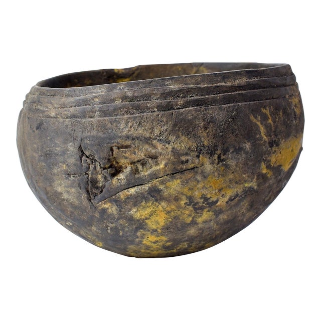 Early 20th Century Nupe Wood Bowl Nigeria For Sale