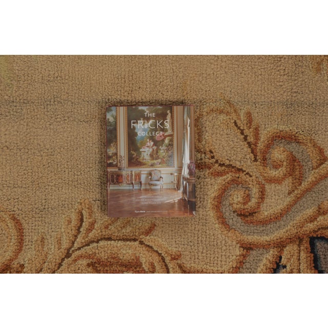Oversized Antique Spanish Savonnerie Rug With Bold Floral Medallion - Rug & Kilim For Sale - Image 9 of 10