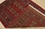 Bokhara Rug 4’2” X 6’2” Red Wool Tribal Hand-Knotted Oriental Carpet For Sale - Image 10 of 11