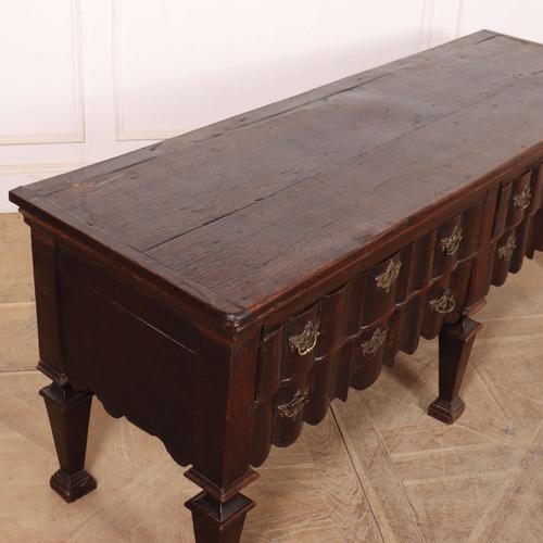 Dutch Dresser Base in Oak For Sale - Image 6 of 8