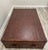 Rustic European Vintage Leather Steamer Coffee Trunk From Retired Restoration Hardware Collection With Storage For Sale - Image 3 of 3