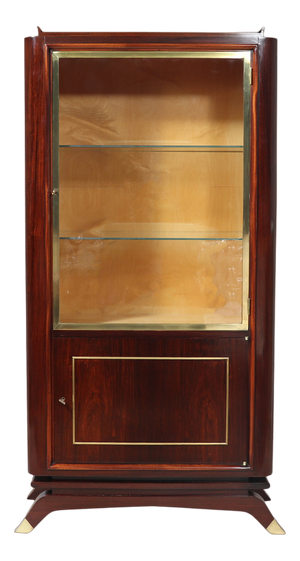 French Art Deco Display Cabinet in Rosewood, 1925