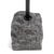 2020s Charcoal Stone & Wood Slice Side Table For Sale - Image 5 of 5