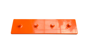 Mid-Century Space Age Orange Coat Rack, 1960s