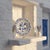 Turkish Handmade Ceramic Iznik Decorative Platter (Scalloped Rim) Classic Blue and White For Sale - Image 3 of 8