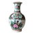 Mid 20th Century Rose Medallion Chinese Porcelain Hand Painted Vase For Sale