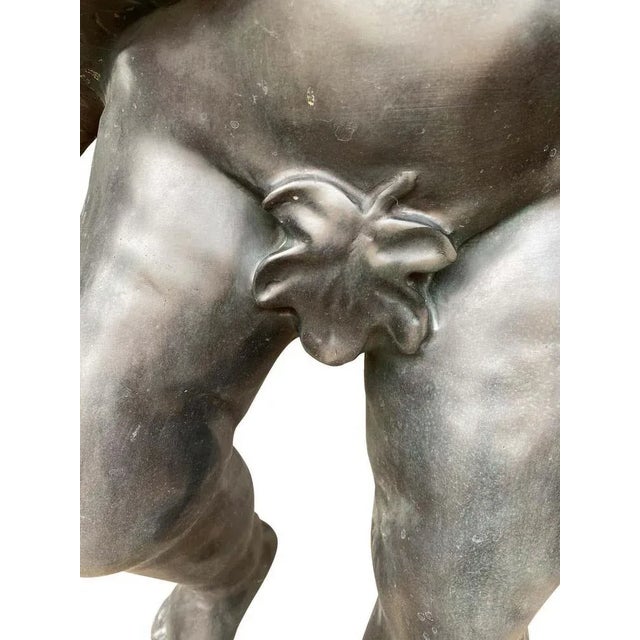 Large 20th Century Bronze Cherub Fountains with Fish, Set of 2 For Sale - Image 12 of 16