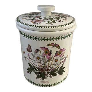 Portmerion Bread Crock With Lid Botanical Garden For Sale