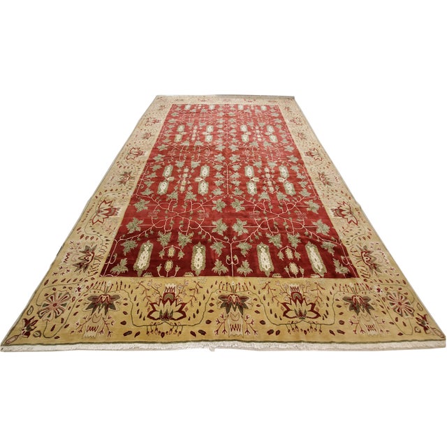 Early 20th Century Indian Agra Carpet For Sale - Image 16 of 18