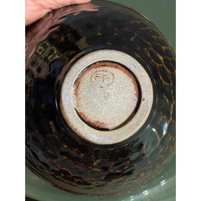 Ceramic Mid 20th Century Studio Pottery Medium Bowl For Sale - Image 7 of 7