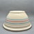 Vintage McCoy Pottery 1970s Pink and Blue Striped Stoneware Mixing Bowl For Sale In New York - Image 6 of 7