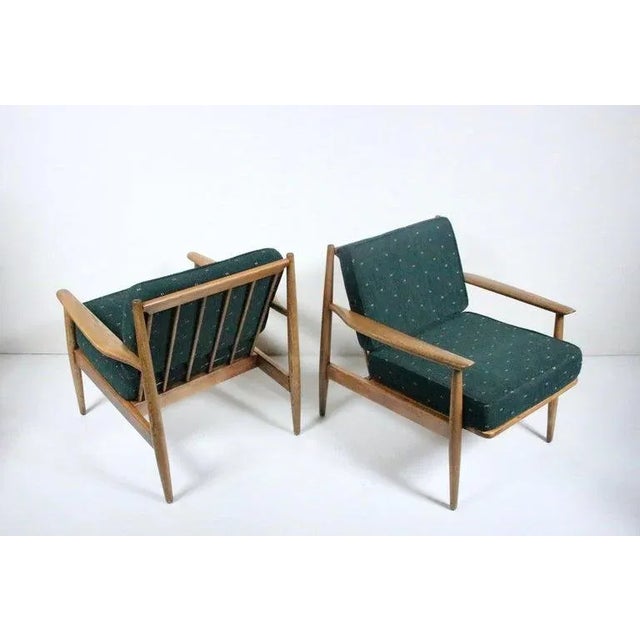 Baumritter Danish Modern Viko Baumritter Walnut Lounge Chairs, 1950s - a Pair For Sale - Image 4 of 13