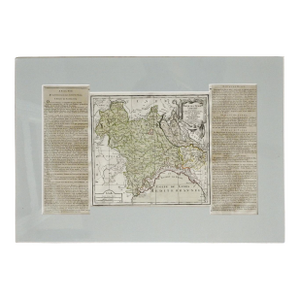 1766 Louis Brion De La Tour Map of Italy