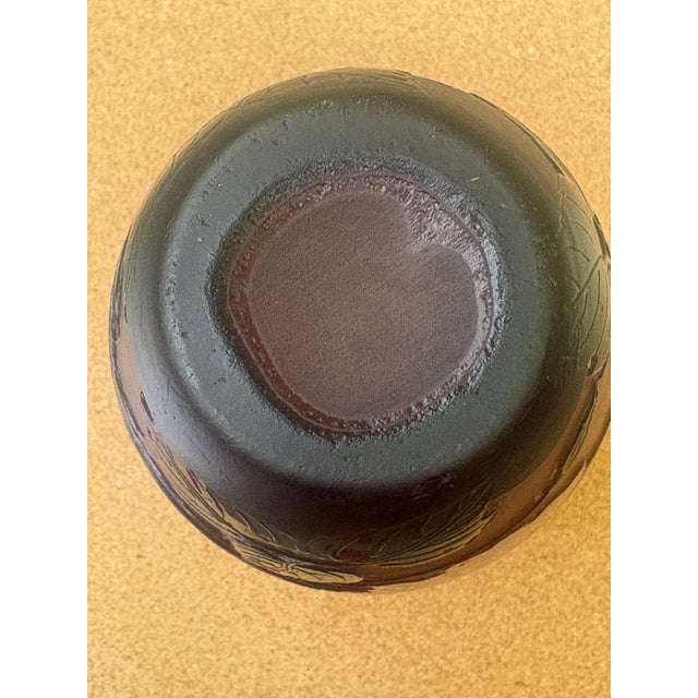 Glass Galle Cameo Vase For Sale - Image 7 of 10
