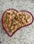 Shabby Chic Vintage Crystal Glass Heart Dish or Bowl From Germany, 7.5” Wide For Sale - Image 3 of 7