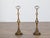 Gothic 19th-Century English Bronze Andirons with Gothic Details and Heart Finials For Sale - Image 3 of 12