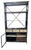 Add stylish storage to the living room, dining room, office, or retail display with this industrial teak wood bookcase or...