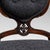French 19th Century United Kingdom Charcoal Grey Carved Wood Side Chair For Sale - Image 3 of 11
