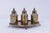 1980s 1980s Mottahedeh Winterthur Brass Inkwell Standish Set W. Candle Holder For Sale - Image 5 of 13
