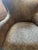 Wood Cosy Animal Pattern Fabric Mid Century Style Chair For Sale - Image 7 of 7
