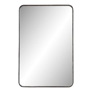 Soft Cornered Black Framed Mirror