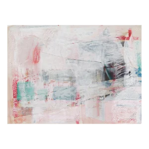 Dreamy Gestural Abstract 20th Century Oil on Paper