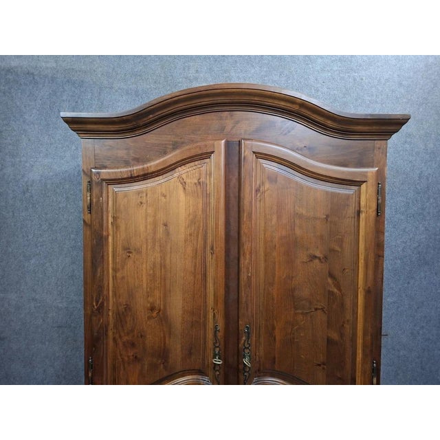 20th Century Louis XV Wooden Wardrobe For Sale - Image 4 of 9