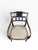Wood Pair of Baker Furniture “Governor Alston” Regency Black & Gilt Caned Armchairs For Sale - Image 7 of 14