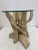 Beige Vintage Coastal Driftwood Side Table For Sale - Image 8 of 12