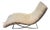 Leather and Sheepskin Chaise Lounge by Lee For Sale