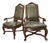 Late 20th Century Louis XV-style Carved Wood Armchairs - Set of 2 For Sale