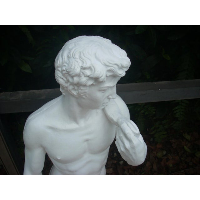 Grand Tour 1990s Vintage Statue of David For Sale - Image 3 of 7