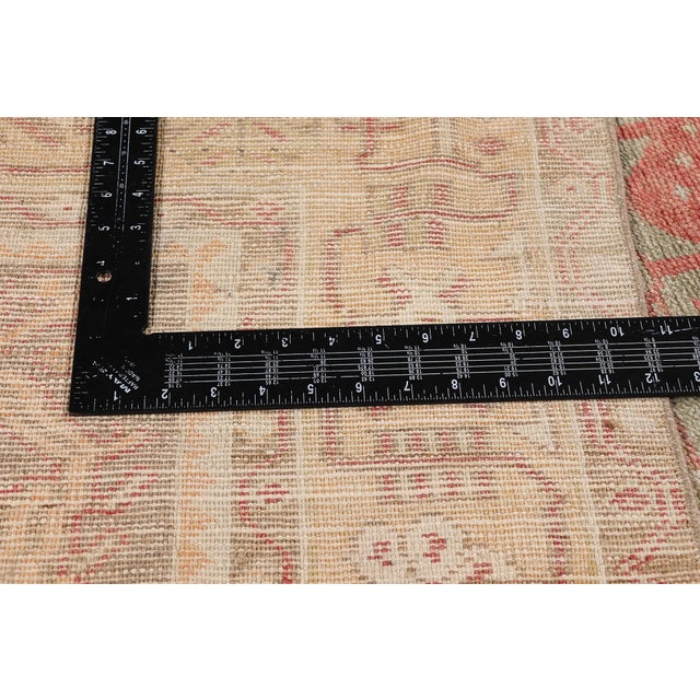 Textile Vintage Turkish Oushak Rug, 04'04 X 07'04 For Sale - Image 7 of 10