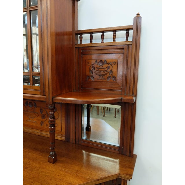 Wood Antique 19th Century Aesthetic Movement Sideboard For Sale - Image 7 of 11