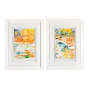Pair of Abstract Oil Paintings by Joni Sarah White, 2019